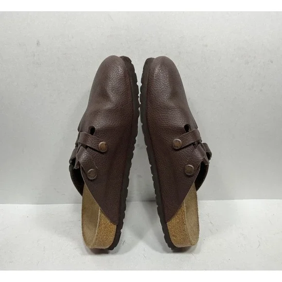 Birki's by Birkenstock Camden Mules Clog Slip On Leather Brown Women's Size 8 N - Picture 5 of 7